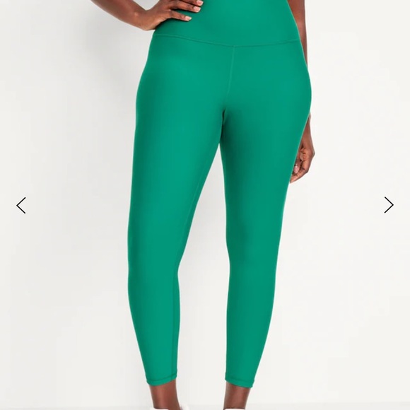 NWT OLD NAVY High-Waisted PowerSoft 7/8 Leggings   Color: Serpentine - Picture 5 of 12